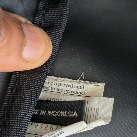 Marc Jacobs Black Canvas Logo Backpack with Silver Hardware - Picture 12 of 14